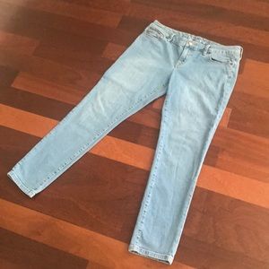 The Limited 678 skinny jeans light wash